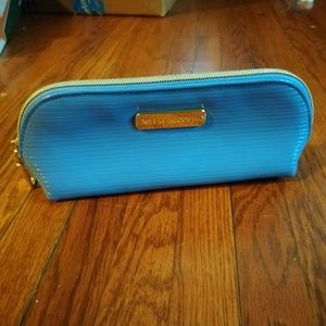 NWOT Steve Madden Blue Textured Clutch